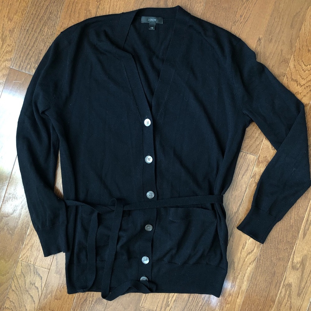 J. Crew cardigan with tie waist